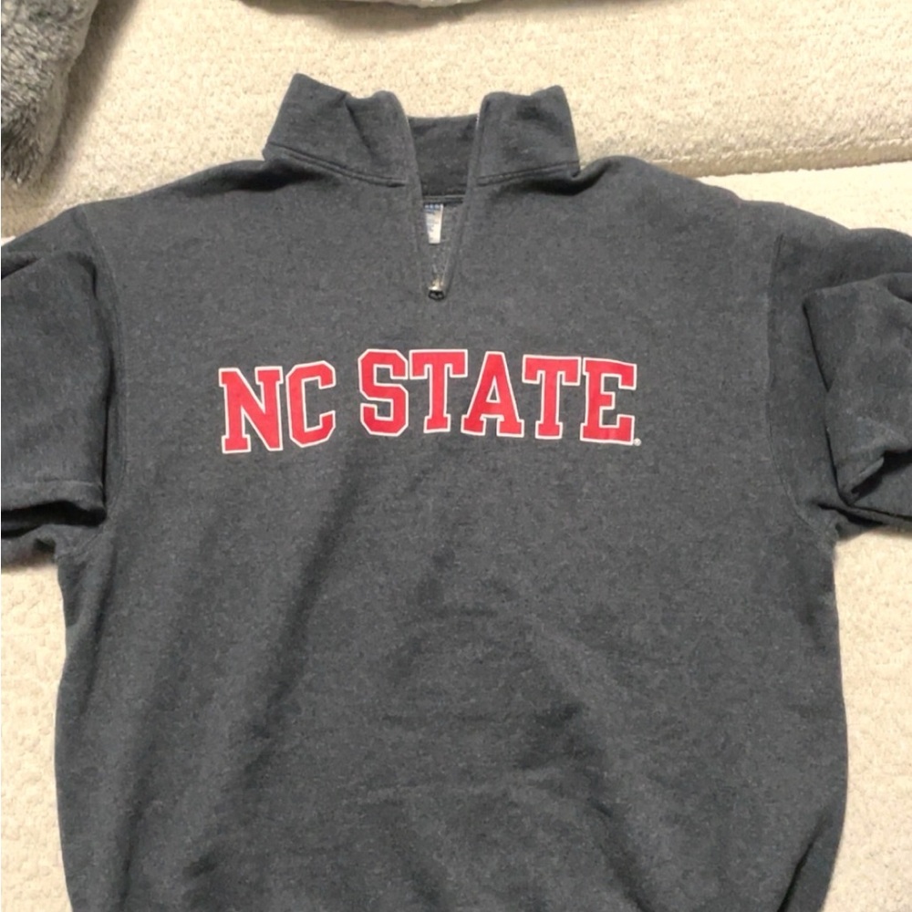 Hanes Dark Gray Quarter-Zip Sweatshirt